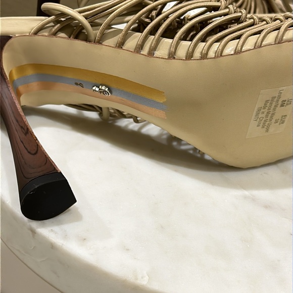 NWT Sam Edelman Ankle -Tie Kitten Heels - Picture 7 of 11